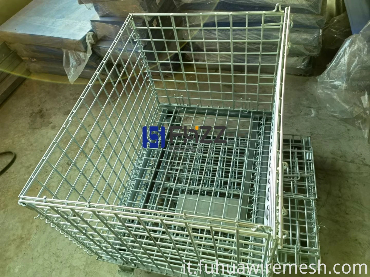 Collapsible Porous Wire Cage